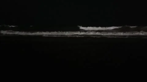 A sea view during the night 스톡 동영상 331115139
