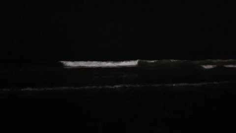 A sea view during the night Vidéo 331115144