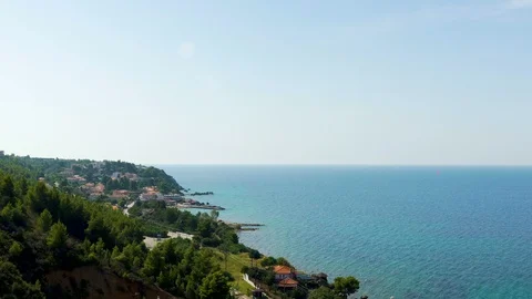 Sea View from Greece Video stock 93329602