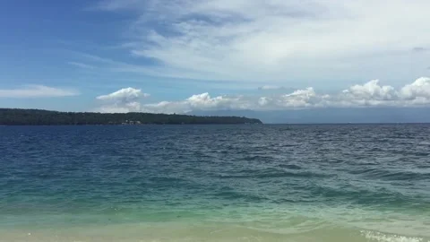 Sea View I Ocean Waves I Samal Island Davao Stock-Footage 159639111