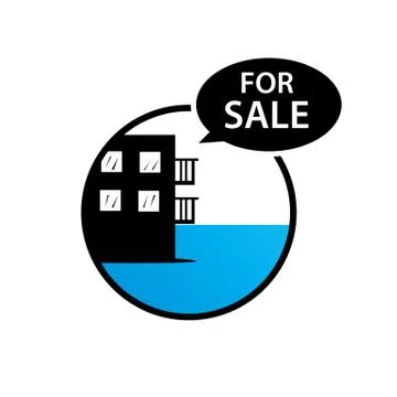 Sea view icon Stock Illustration