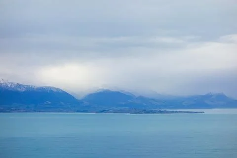 Sea view in Kaikoura Stock Photos
