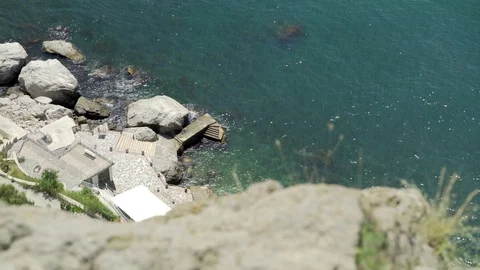 Sea view from the mountain Video stock 115315491