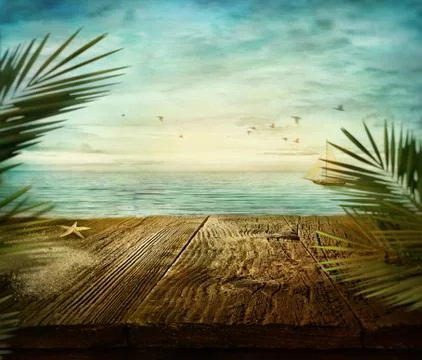 Sea view Stock Photos