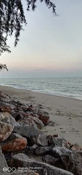 Sea ​​view, rocks, beach Stock Photos