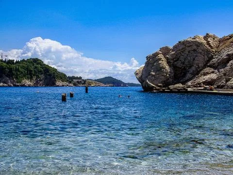 Sea View with Rocks Stock-Fotos