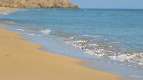 Sea view in slowmoton Stock Footage 48676861