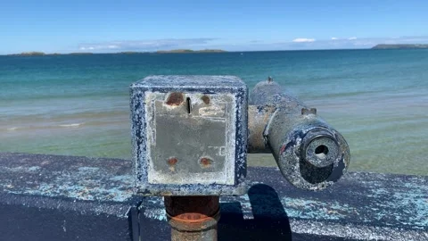 Sea view from small pier 動画素材 196928325