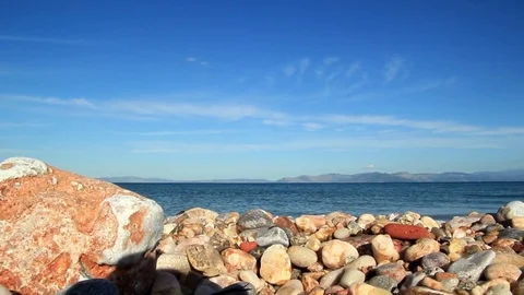 Sea view a sunny day Stock Footage 75031581