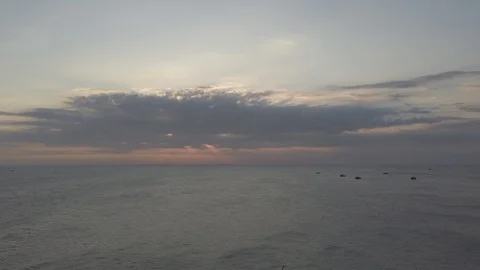 Sea view at sunset time 스톡 동영상 126208298