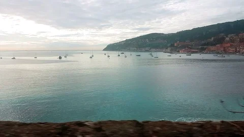 Sea View From The Train Stockbeeldmateriaal 84626450