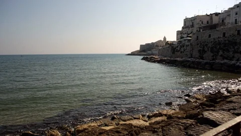 Sea View of Vieste 1 스톡 동영상 106209172