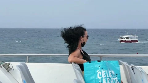 Sea walk. Vacation Video stock 172385197