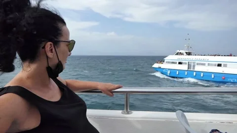 Sea walk. Vacation Video stock 172385259