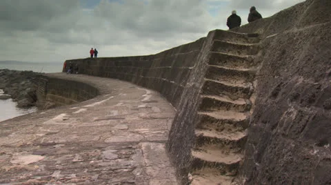 Sea wall. 動画素材 23168053