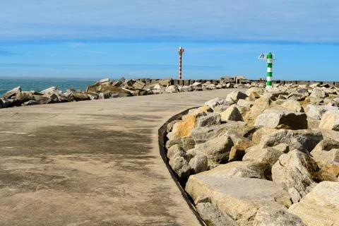 Sea wall Foto stock