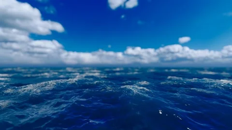 The sea was rolling Stock Footage 170589121