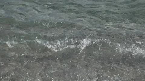 Sea ​​water on the beach Stock Footage 41807797