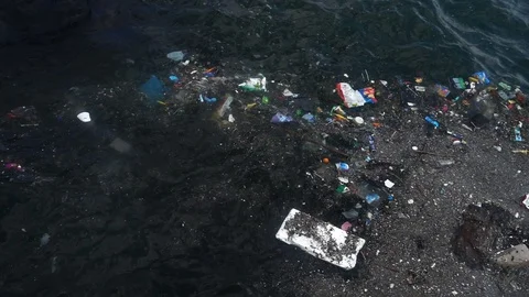 Sea Water Garbage 2 Stock Footage 104269471