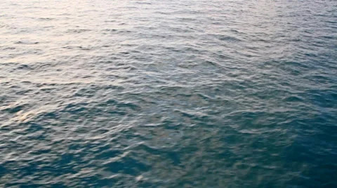 Sea water passing view from a moving boat Stock Footage 35754973