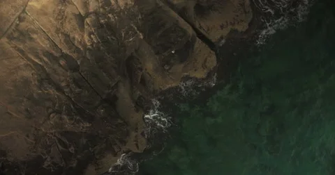 Sea water on rocks Stock Footage 61348054