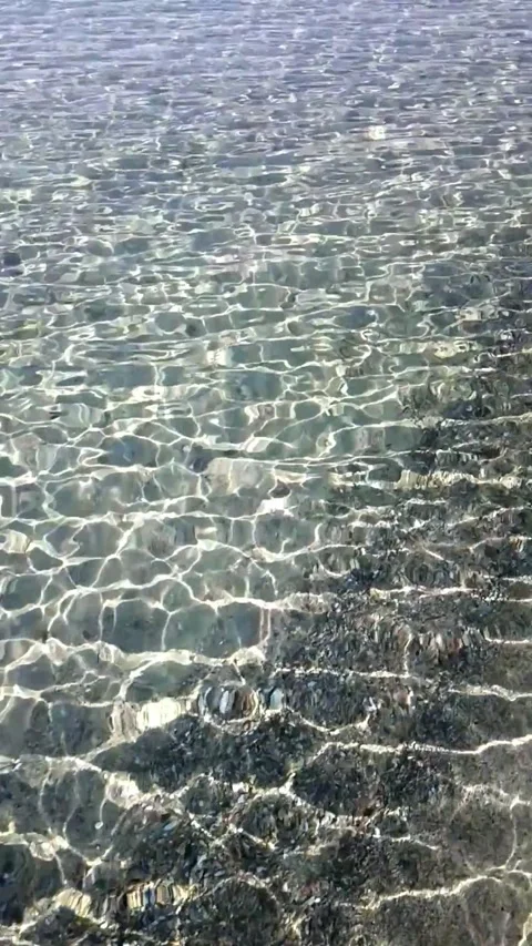 Sea water in the shallows Video stock 247459941