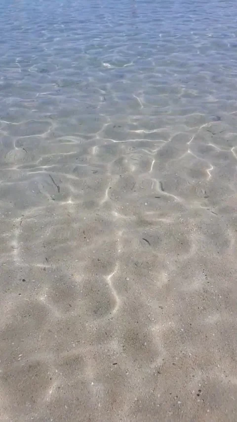 Sea water in the shallows Video stock 249601662