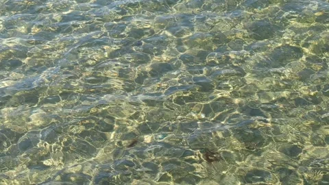 Sea ??water shimmers in the rays of the sun Stock Footage 288201215
