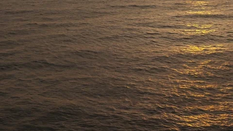 Sea Water at sunset Stock Footage 314580725