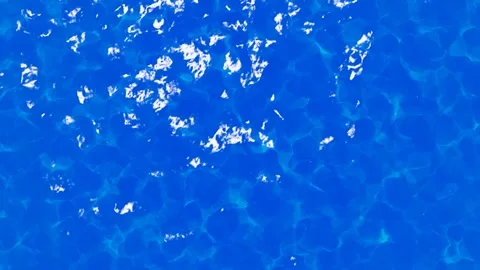 The sea water surface is clear and bottom Stock Footage 269099900