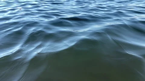 Sea water surface with gentle waves for background. sea wave texture Stock Footage 270483752