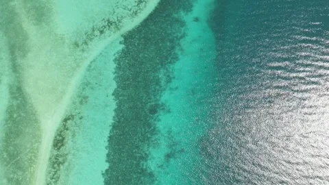 Sea water surface in lagoon. Stock Footage 252406891