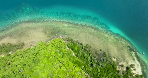 Sea water surface in lagoon. Stock Footage 345379340