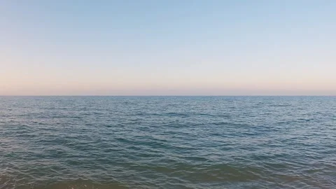 Sea, water surface with light waves in evening 스톡 동영상 245521276
