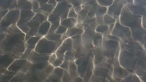 Sea water surface, waves with rippled sunlight reflection Stock Footage 137447510