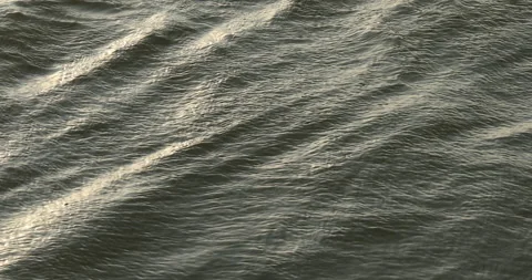 Sea water texture in sunset Stock Footage 280263941