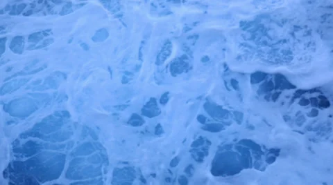 Sea water viewed from ship Stock Footage 34867508