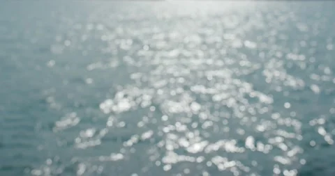 Sea water wave surface under sunlight Stock Footage 132087047