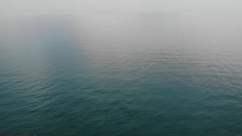 Sea waters at sunset Stock Footage 113284612