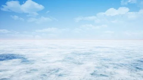 Sea wave background by 3D rendering scene Stock-Illustration