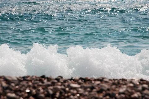 Sea wave background Stock Photos