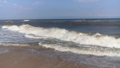 Sea ​​wave beach Stock Footage 87739012