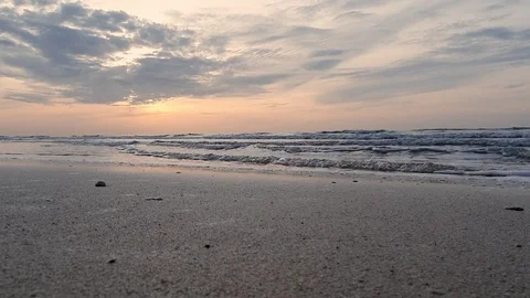 Sea Wave on the beach Stock Footage 117458427