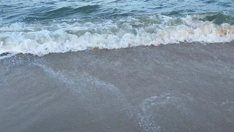 Sea Wave on the beach Stock Footage 117458686