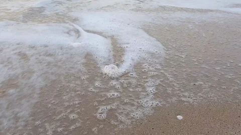 Sea Wave on the beach Stock Footage 117458966