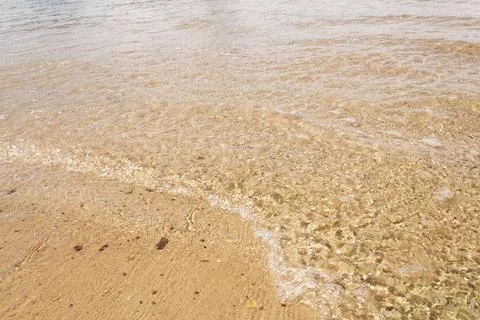 Sea wave on the beach for pattern Stock Photos