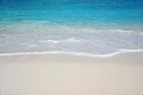 Sea wave on beach Stock Photos