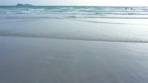 Sea wave at beach in Thailand Stock Footage 81617874