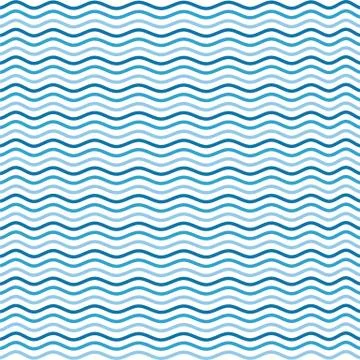 Sea wave beach theme background pattern Stock Illustration