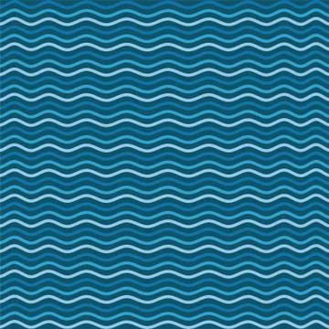 Sea wave beach theme background pattern Stock Illustration